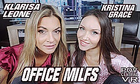 Klarisa Leone And Kristina Grace: Office Milfs – Sexlikereal