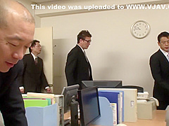 Horny Japanese model in Exotic Group Sex, Office JAV movie