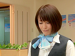 Horny Japanese chick in Exotic Office, Blowjob JAV scene