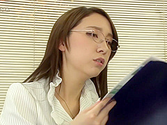 Crazy Japanese chick in Incredible POV, Office JAV movie