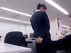 Horny homemade Secretary, Masturbation xxx scene