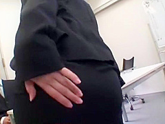Amazing Japanese slut Mai Tsuruta, Meisa Asagiri, Saki Izumi in Crazy Big Tits, Office JAV movie